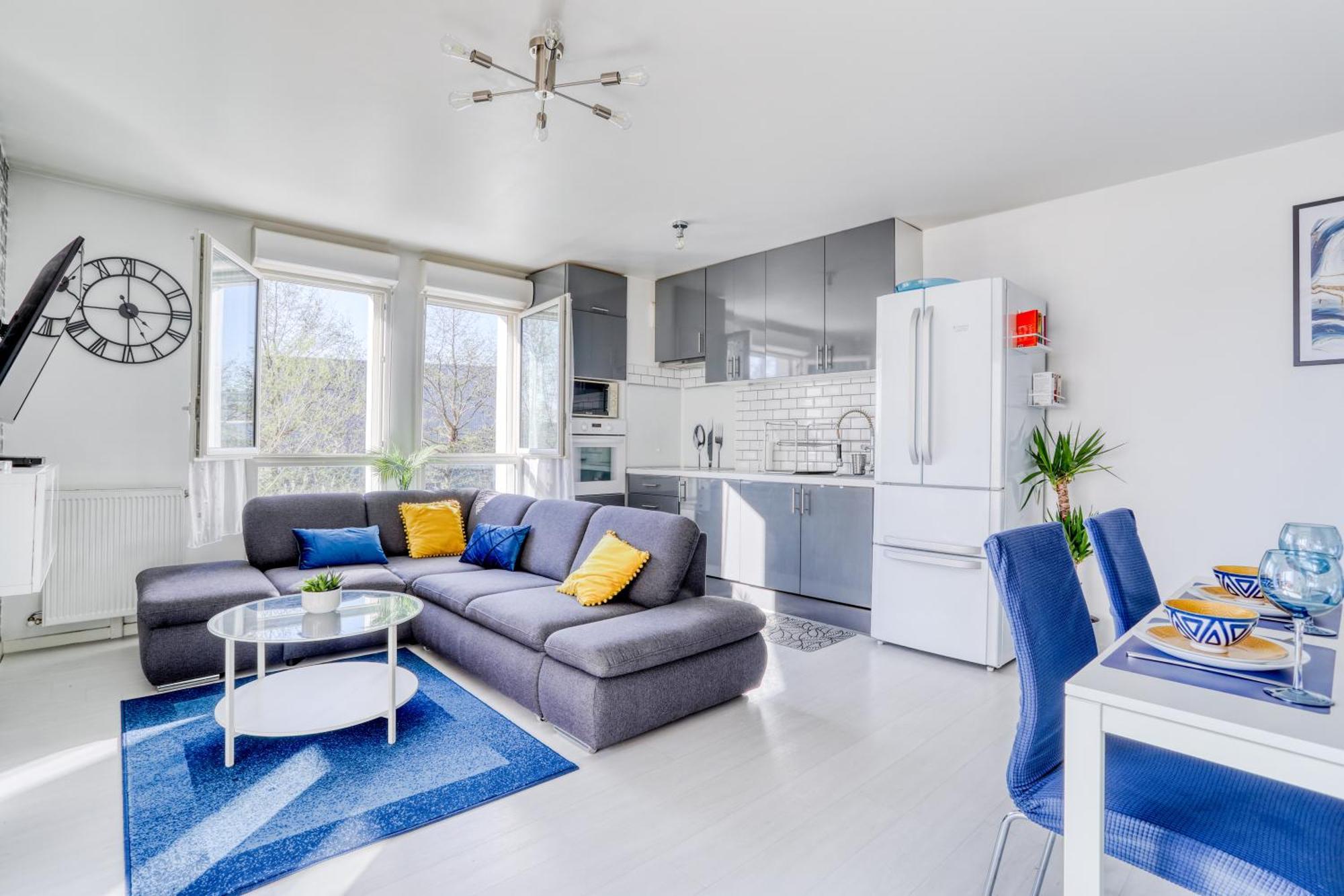 "Le Serenity ", Appartement Spacieux ,Balcon, Parking Prive Gratuit, Netflix, Proche Cdg Et Stade De France Stains Buitenkant foto