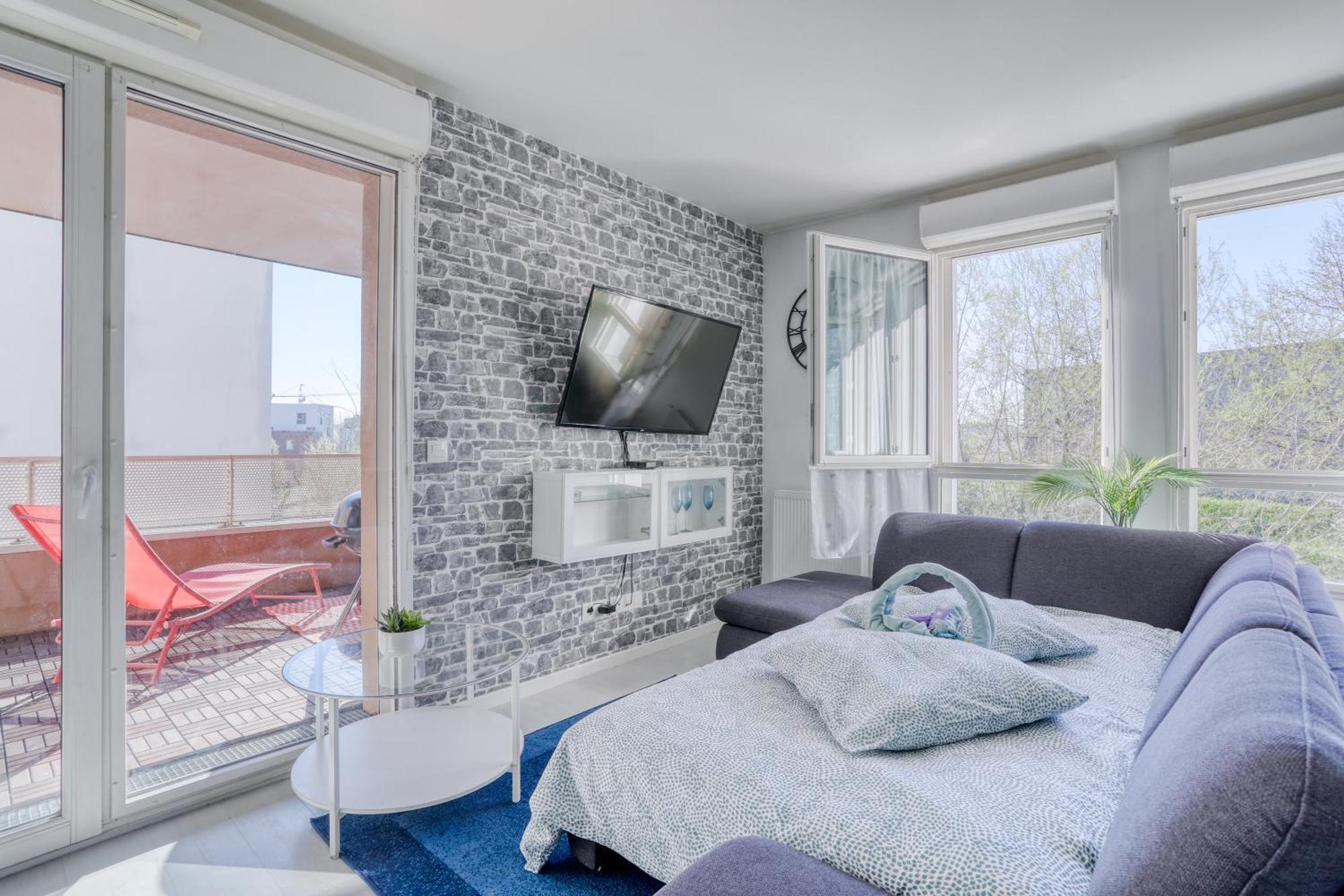 "Le Serenity ", Appartement Spacieux ,Balcon, Parking Prive Gratuit, Netflix, Proche Cdg Et Stade De France Stains Buitenkant foto