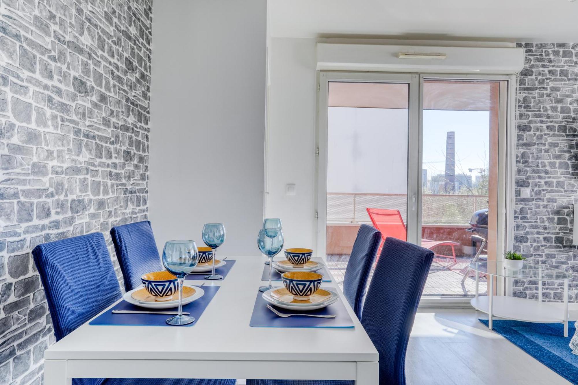 "Le Serenity ", Appartement Spacieux ,Balcon, Parking Prive Gratuit, Netflix, Proche Cdg Et Stade De France Stains Buitenkant foto