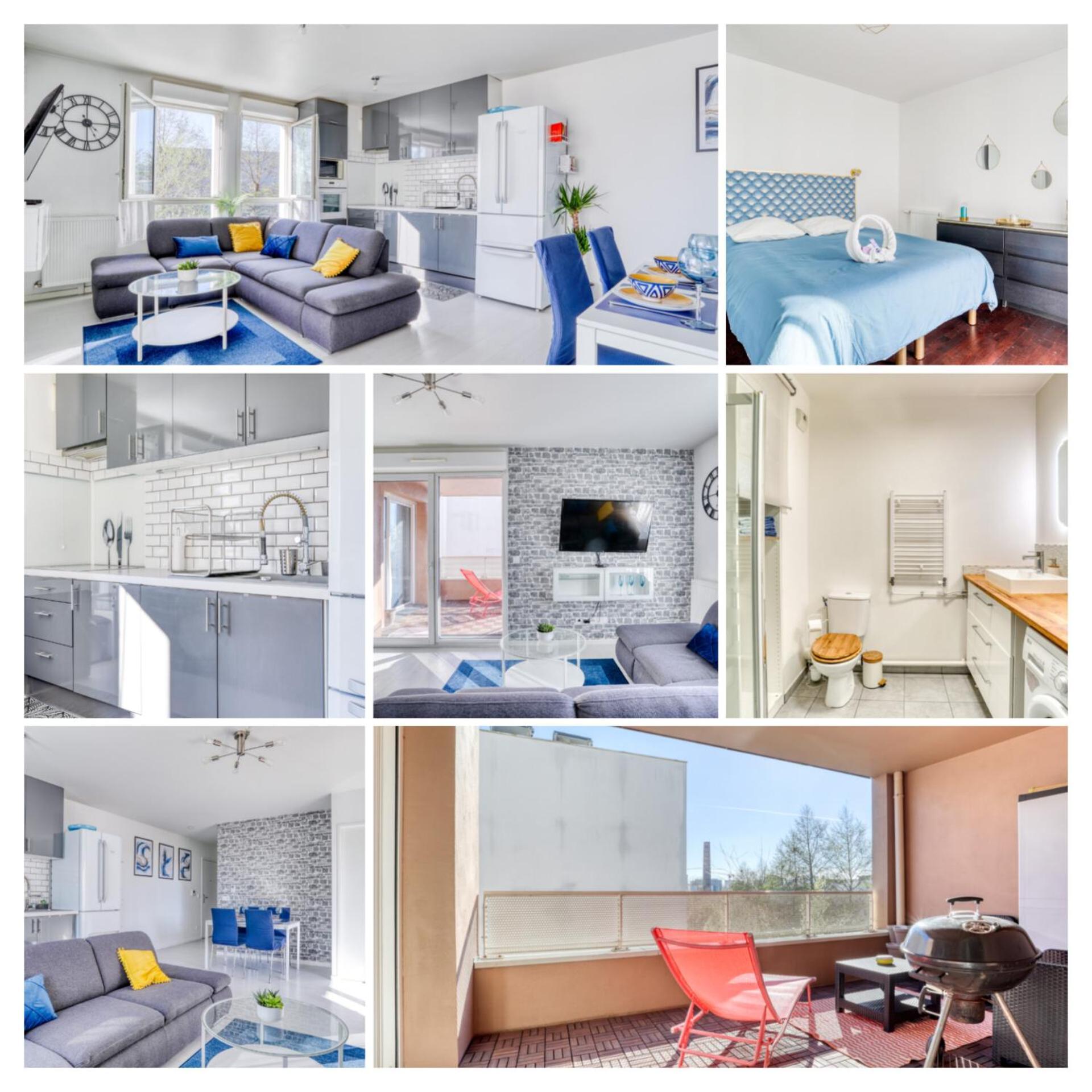 "Le Serenity ", Appartement Spacieux ,Balcon, Parking Prive Gratuit, Netflix, Proche Cdg Et Stade De France Stains Buitenkant foto
